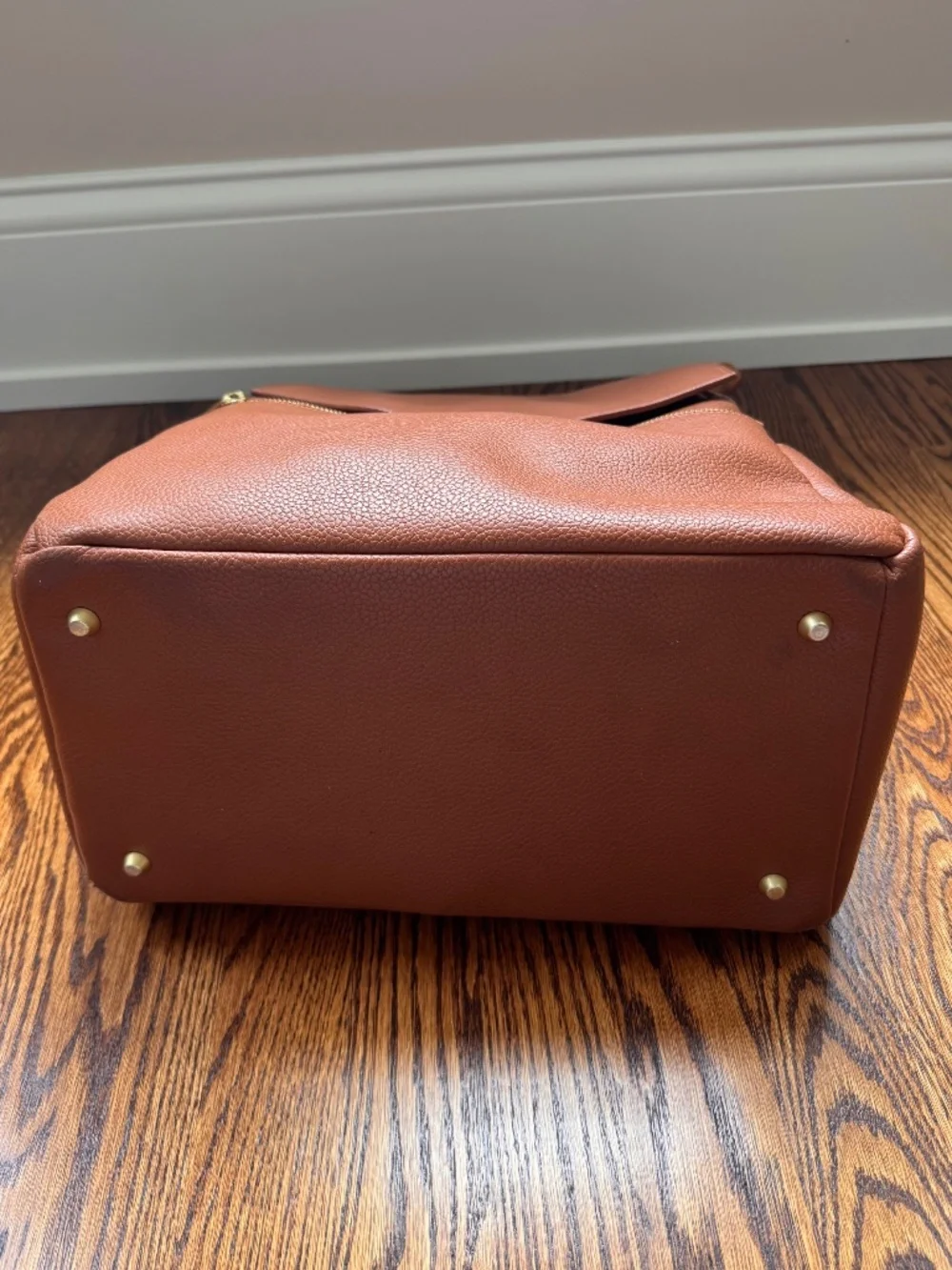 Freshly Picked Classic Diaper Bag in Cognac